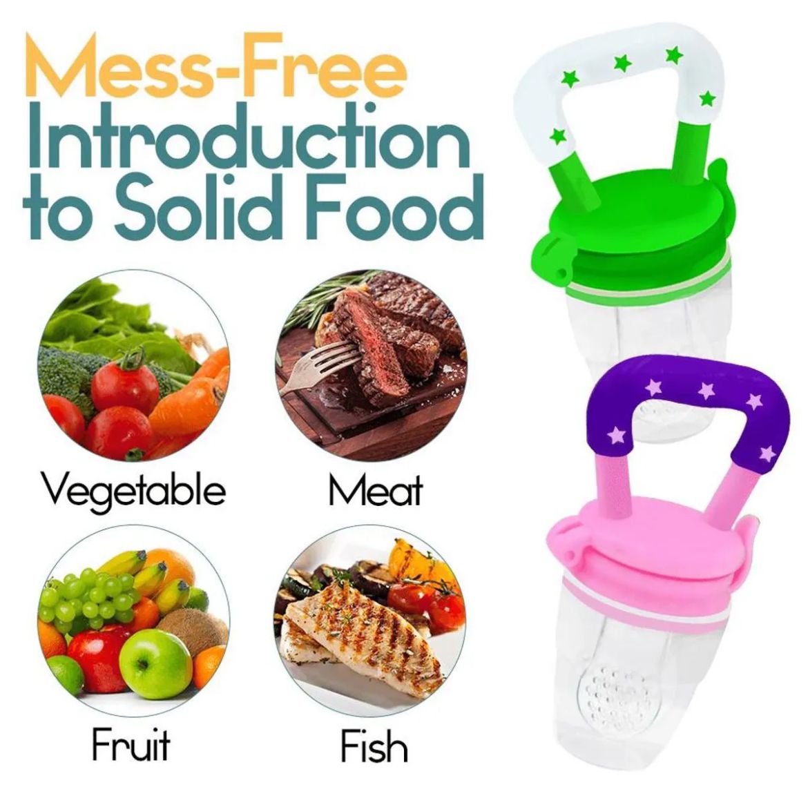 Baby Fresh Food Fruit Feeder / Feeding Pacifier NOVAPIK