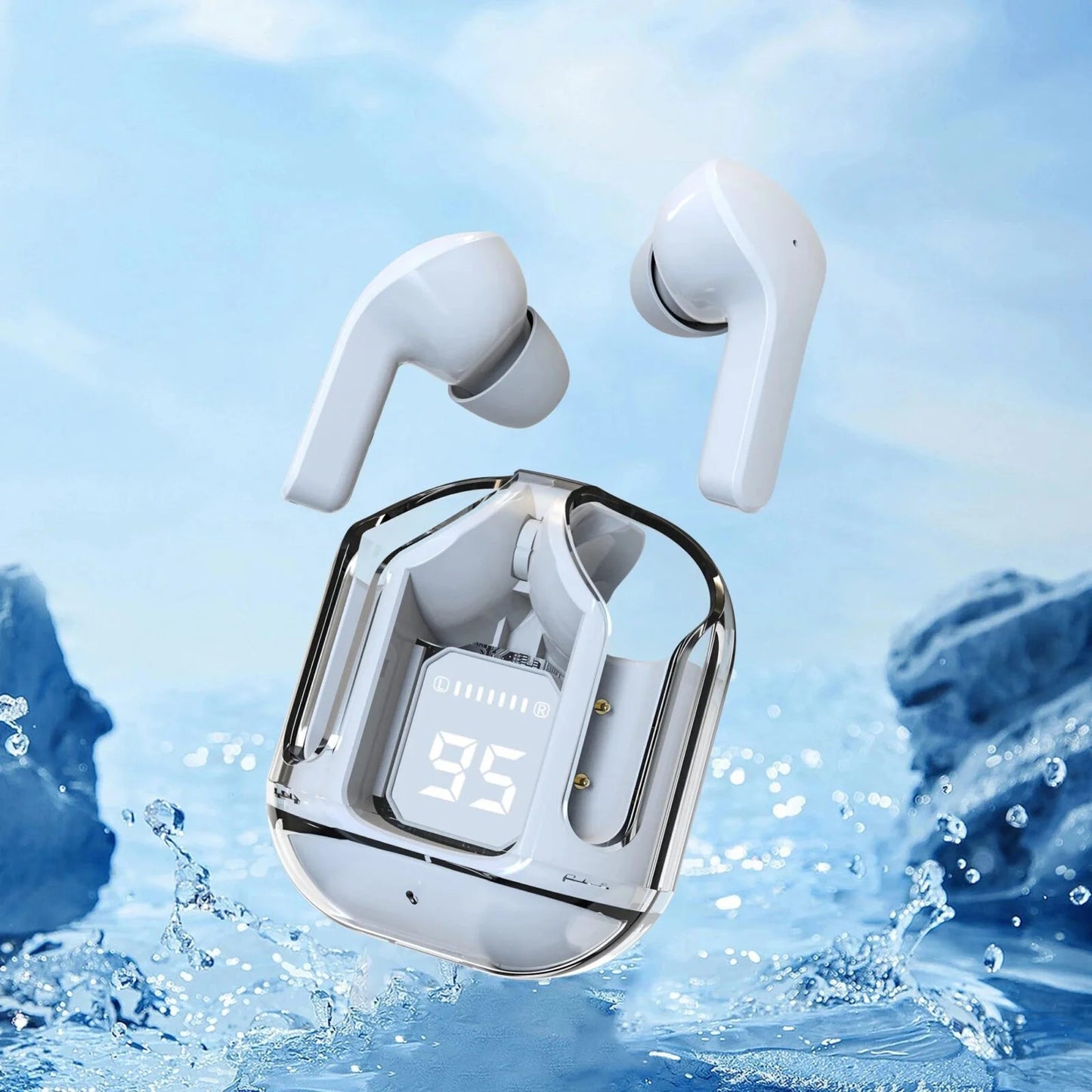 Air 31 TWS Transparent Earbuds Bluetooth 5.3V (Random Color) Trenzora
