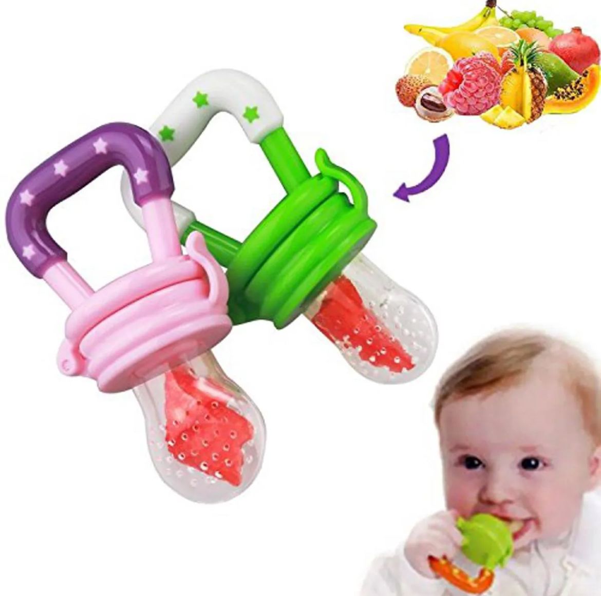 Baby Fresh Food Fruit Feeder / Feeding Pacifier NOVAPIK