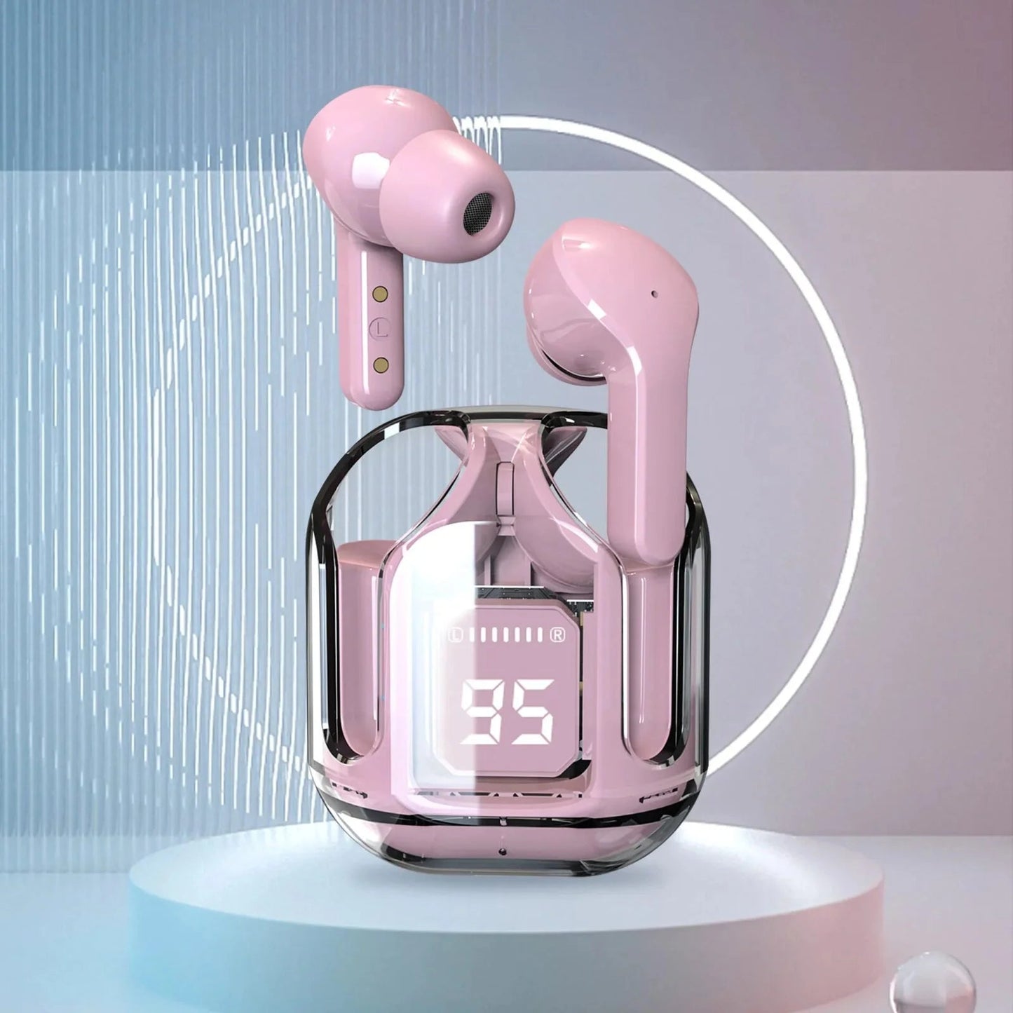 Air 31 TWS Transparent Earbuds Bluetooth 5.3V (Random Color) Trenzora