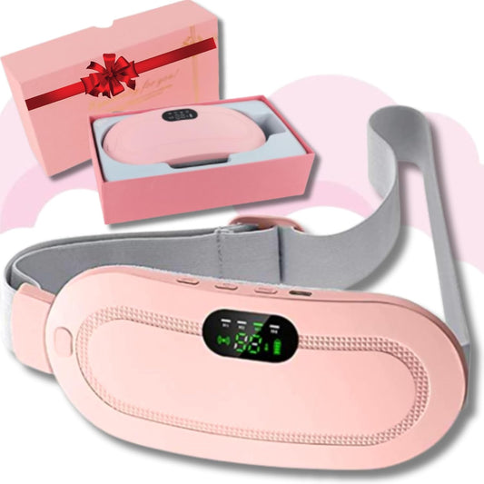 Digital Heating & Massage Belt for Cramps – 3 Heat Levels, 4 Vibration Modes NOVAPIK